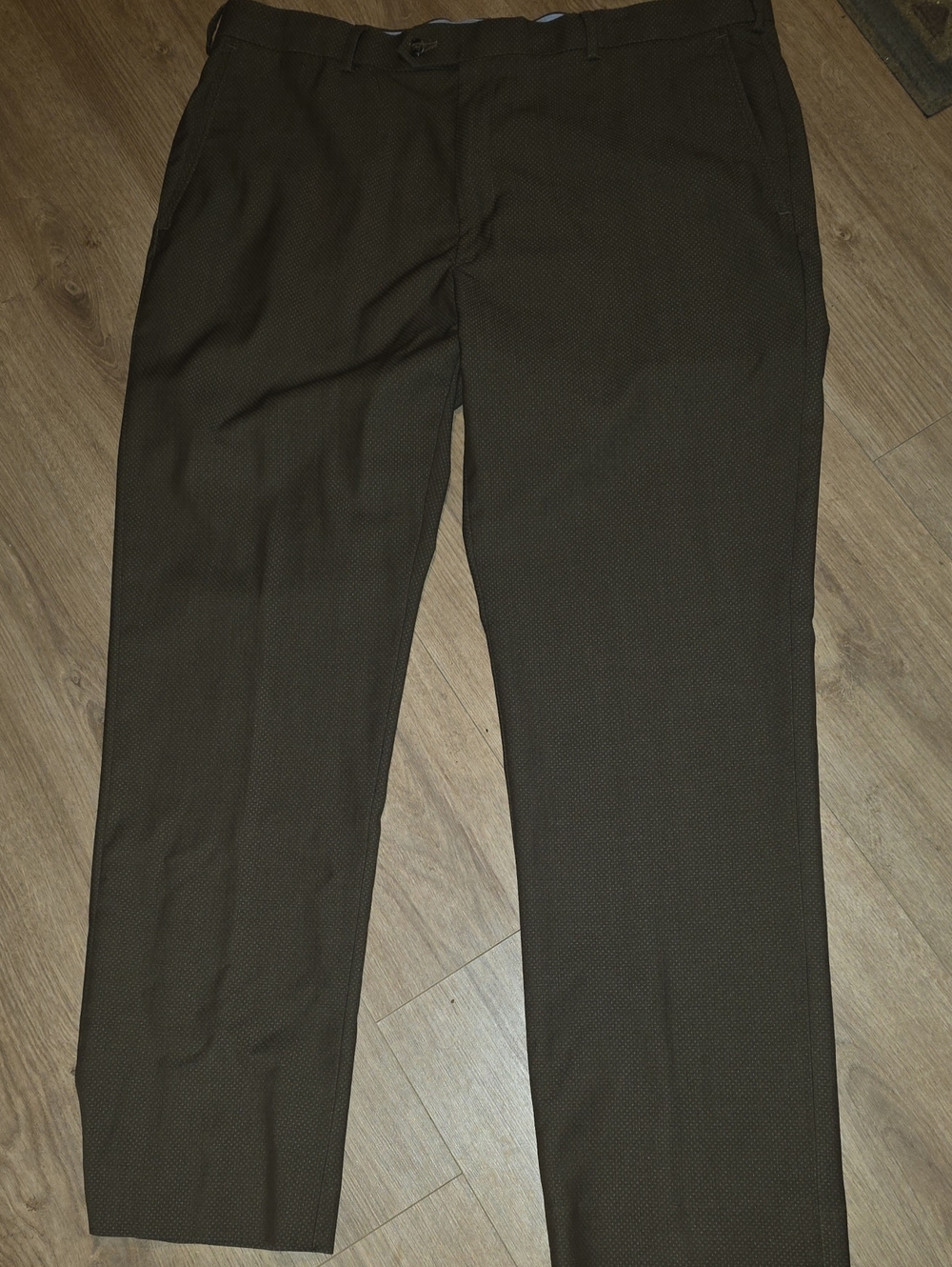 Roundtree & Yorke Brown Men's Dress Pants